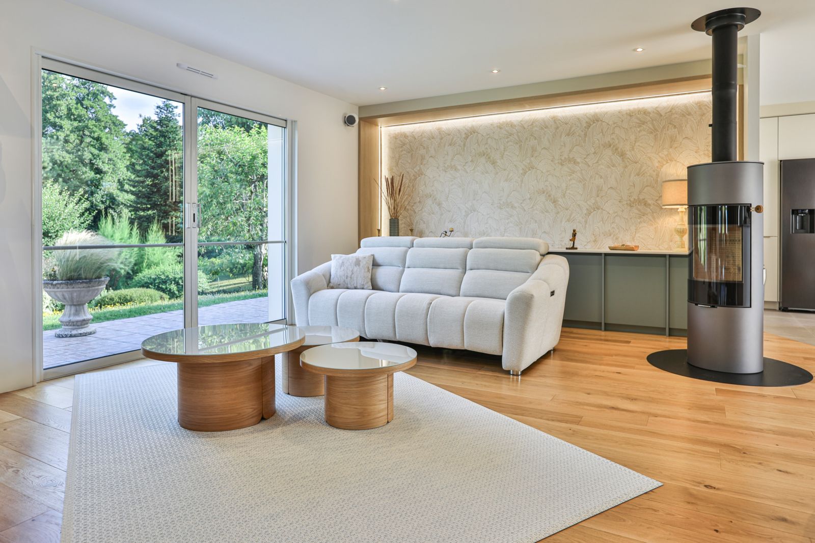 Rénovation d’un espace de vie lumineux et raffiné